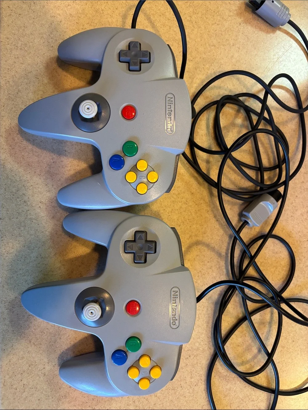 Nintendo N64 Wired Controller – Grey (Twin Pack)